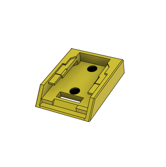 3D-printad Hållare för DeWalt 18V Batteri